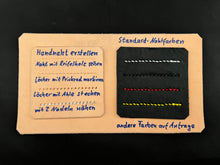 Load image into Gallery viewer, Collar - leather - with O-ring application and stainless steel fittings - hand-sewn