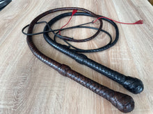 Load image into Gallery viewer, Bullwhip - hand-braided whip - leather
