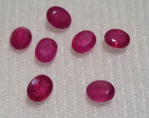 Gemstones set individually
